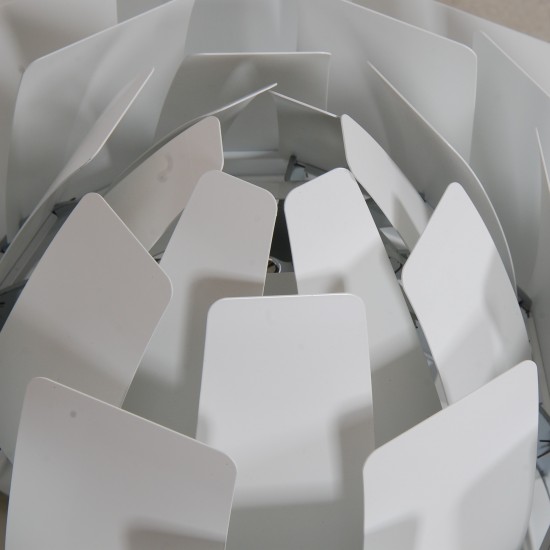 Poul Henningsen hvid PH Kogle lampe 60 Cm