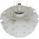 Poul Henningsen hvid PH Kogle lampe 60 Cm