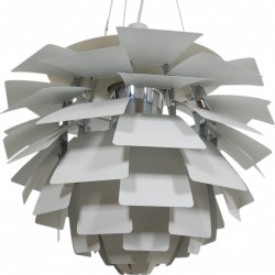 Poul Henningsen hvid PH Kogle lampe 60 Cm
