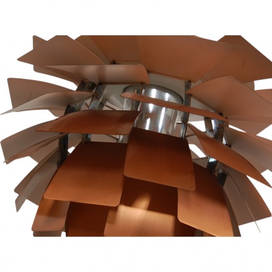 Poul Henningsen copper PH Artichoke lamp 60 Cm
