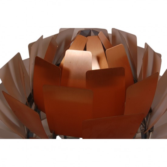Poul Henningsen copper PH Artichoke lamp 60 Cm