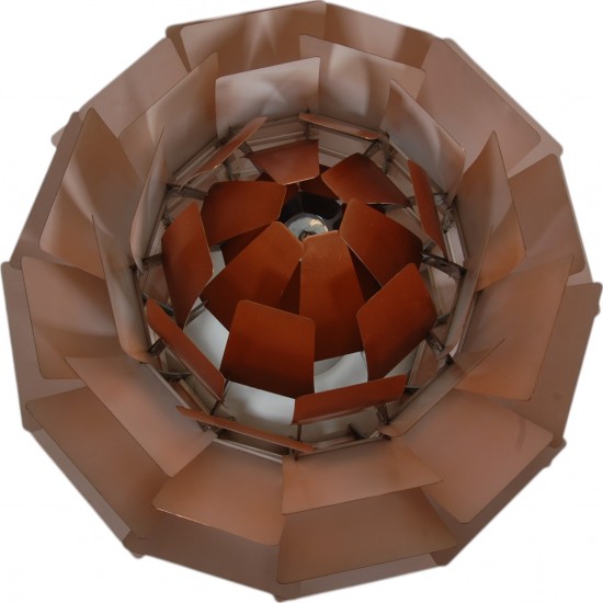 Poul Henningsen copper PH Artichoke lamp 60 Cm