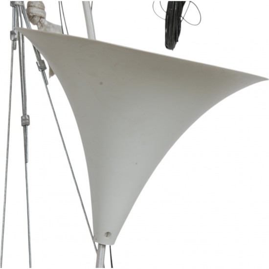 Poul Henningsen stål PH kogle lampe 60 Cm