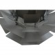 Poul Henningsen stål PH kogle lampe 60 Cm