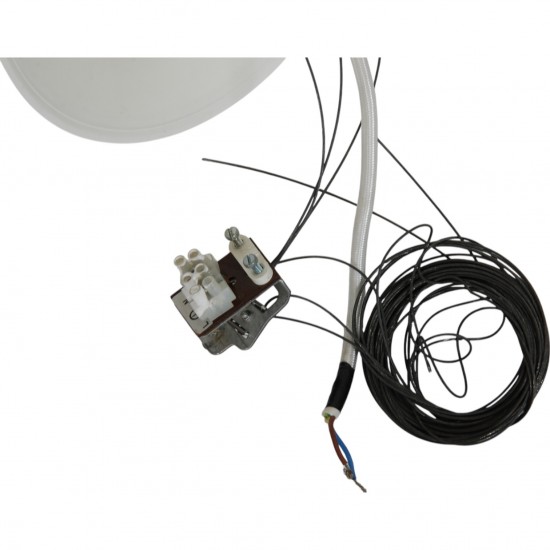 Poul Henningsen stål PH kogle lampe 60 Cm