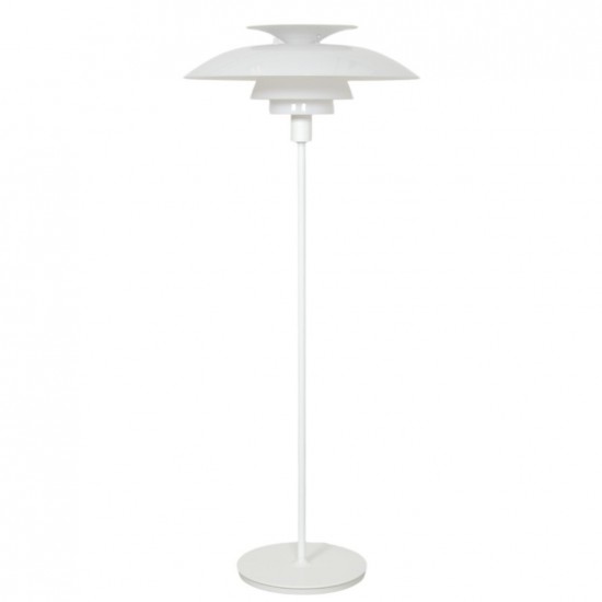 Poul Henningsen hvid PH80 gulvlampe
