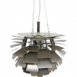 Poul Henningsen steel Artichoke lamp 48 cm 