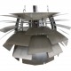 Poul Henningsen stål Kogle lampe 48 cm
