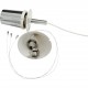 Poul Henningsen stål Kogle lampe 48 cm