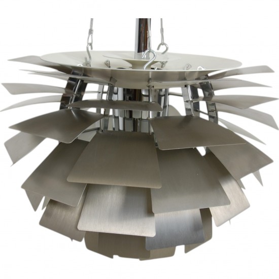 Poul Henningsen stål Kogle lampe 48 cm