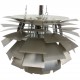 Poul Henningsen stål Kogle lampe 48 cm