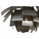 Poul Henningsen stål Kogle lampe 48 cm