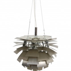 Poul Henningsen steel Artichoke lamp 48 cm