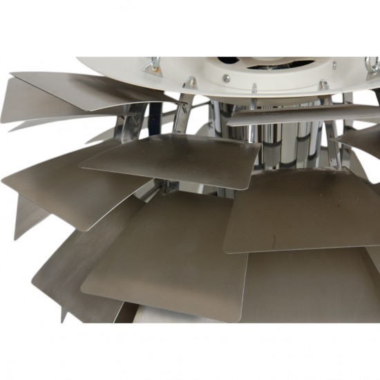 Poul Henningsen steel Artichoke lamp 48 cm