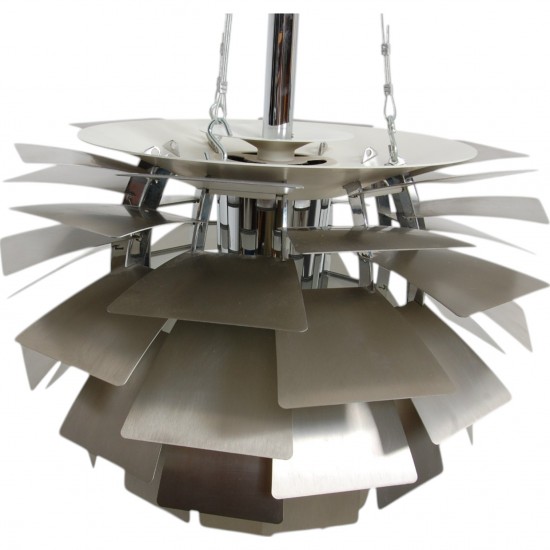 Poul Henningsen steel Artichoke lamp 48 cm