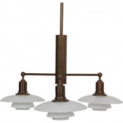 Poul Henningsen Ph stammekrone af bruneret messing