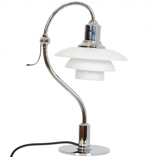 Poul Henningsen New chrome 2/2 Question mark table lamp
