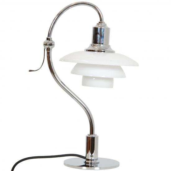 Poul Henningsen Ny chrome 2/2 Spørgsmålstegnet Bordlampe