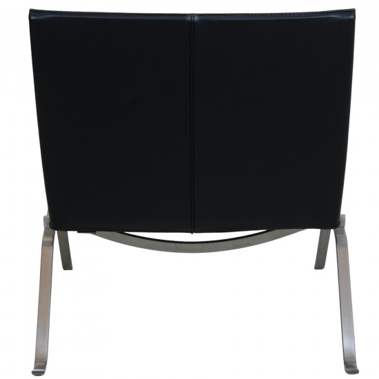 Poul Kjærholm PK-22 chair in original black leather 2010