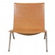 Poul Kjærholm PK-22 lounge chair in patinated elegance leather