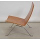 Poul Kjærholm PK-22 lounge chair in patinated elegance leather