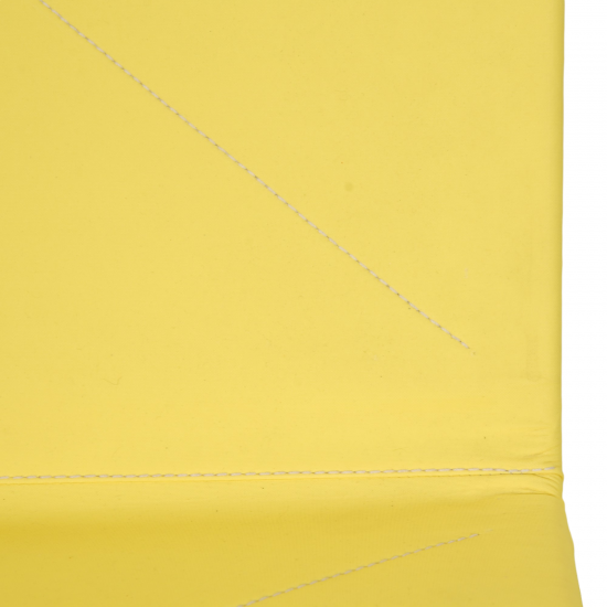 Poul Kjærholm PK-22 lounge chair in yellow fabric