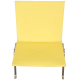 Poul Kjærholm PK-22 lounge chair in yellow fabric