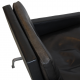 Poul Kjærholm PK-31/1 lounge chair in black leather by Kold Christensen