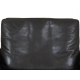 Poul Kjærholm PK-31/1 lounge chair in black leather by Kold Christensen