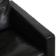 Poul Kjærholm PK-31/1 lounge chair in black leather by Kold Christensen