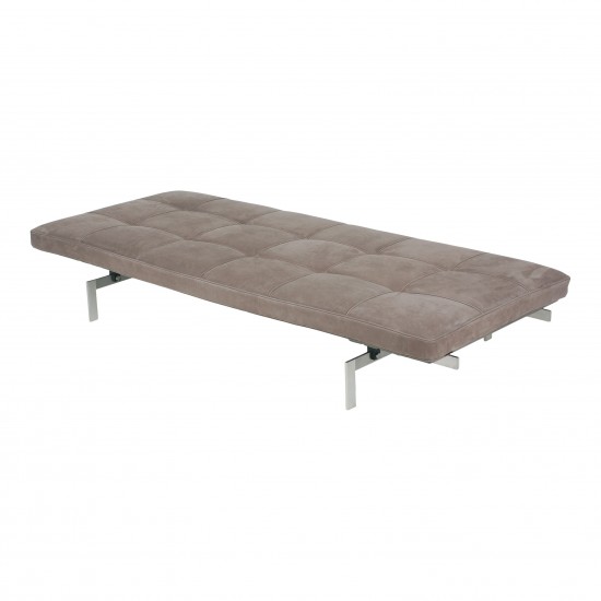 Poul Kjærholm Ny PK-80 Daybed i Royal Nubuck læder Poul Kjærholm Ny PK-80 Daybed i Royal Nubuck læder