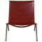 Poul Kjærholm PK-22 chair in indian red aniline leather