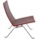 Poul Kjærholm PK-22 chair in indian red aniline leather