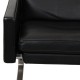 Poul Kjærholm PK-31/1 lænestol i sort læder 1999