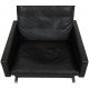 Poul Kjærholm PK-31/1 Loungechair in black leather