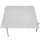 Poul Kjærholm PK-61 coffeetable of white marble