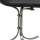 Poul Kjærholm PK-9 chair in black Aura leather