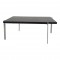Poul Kjærholm PK-61 coffee table of black slate 80x80
