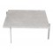 Poul Kjærholm PK-61 white marble table 80x80