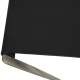 Poul Kjærholm PK-91 folding chair in black leather