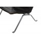 Poul Kjærholm PK-22 lounge chair in patinated black leather