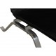 Poul Kjærholm PK-22 chair by Kold Christensen  in black leather