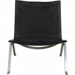 Poul Kjærholm PK22 chair in black leather from Kold Christensen