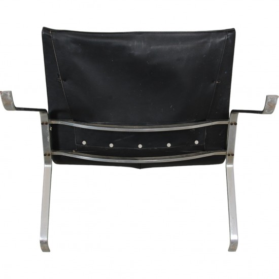 Poul Kjærholm PK22 chair in black leather from Kold Christensen