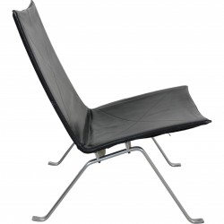 Poul Kjærholm PK22 chair in black leather from Kold Christensen