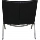 Poul Kjærholm PK22 chair in black leather from Kold Christensen