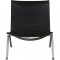 Poul Kjærholm PK22 chair in black leather by Kold Christensen