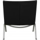Poul Kjærholm PK22 chair in black leather by Kold Christensen