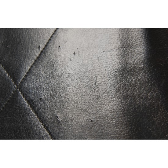 Poul Kjærholm PK22 chair in black leather by Kold Christensen