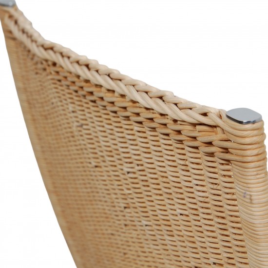 Poul Kjærholm PK22 chair in wicker